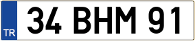 Truck License Plate
